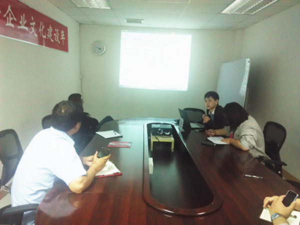 蓝狮注册咨询专家老师与天行健相关部门研讨流程制度