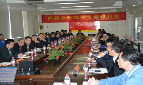 蓝狮注册专家老师主导企业召开问题分析技术专题研讨会