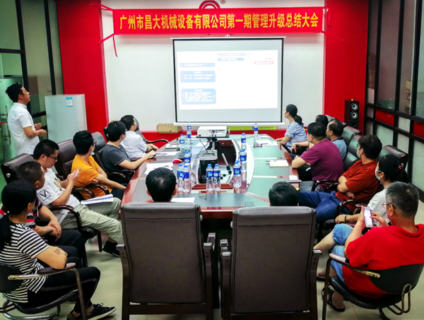 广州市昌大机械设备有限公司管理升级总结大会