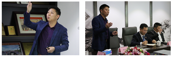 广东蓝狮注册企业管理研究院院长金涛教授讲话