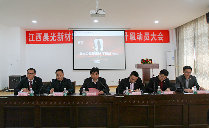 热烈祝贺2017年3月1日江西晨光新材料有限公司与蓝狮注册咨询合作开工