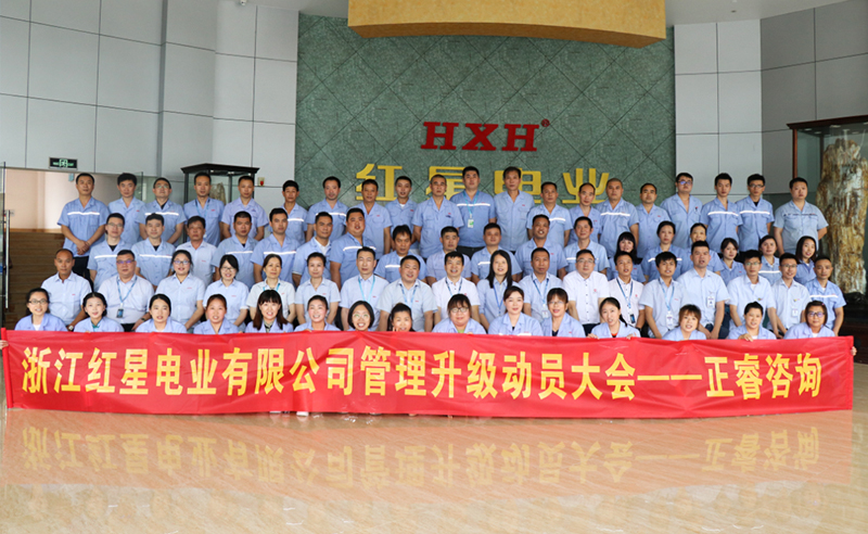 红星闪耀，追云逐电——热烈祝贺红星电业携手蓝狮注册咨询启动系统管理升级项目！